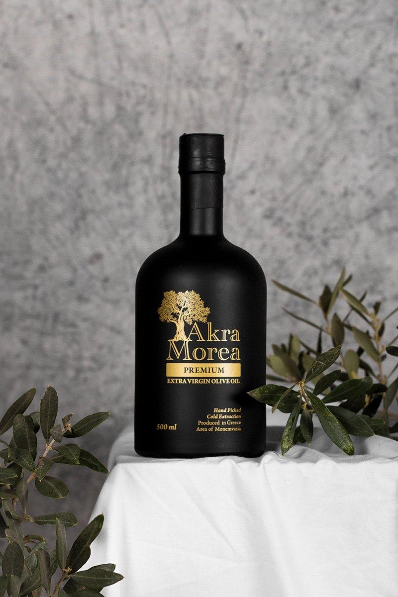 Premium Early Harvest Extra Virgin Olive Oil 500ml - Akra Morea Olive Oil